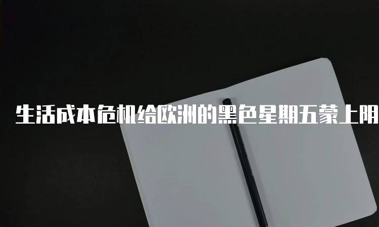 生活成本危机给欧洲的黑色星期五蒙上阴影：消费选择指南-留学谷