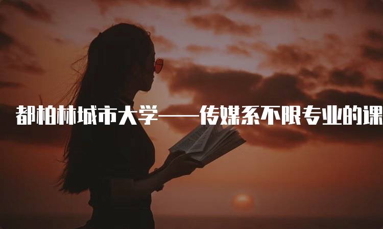 都柏林城市大学——传媒系不限专业的课程设置解析-留学谷