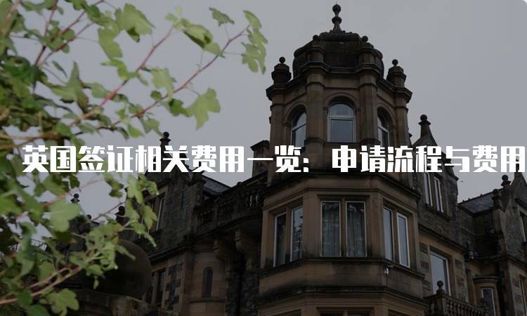 英国签证相关费用一览：申请流程与费用解析-留学谷