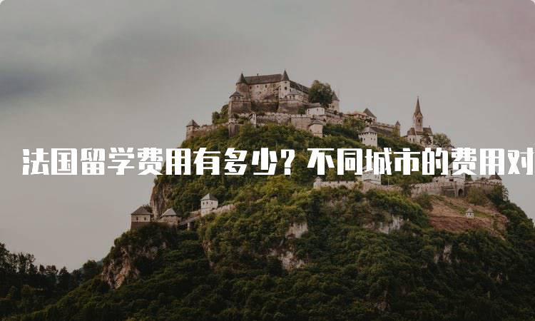 法国留学费用有多少？不同城市的费用对比-留学谷