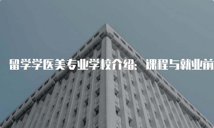 留学学医美专业学校介绍：课程与就业前景解析-留学谷